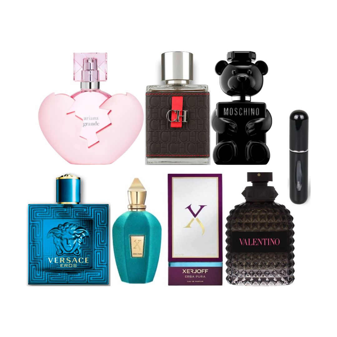 6 PERFUMES COMBO + 1 PERFUMERO JUL